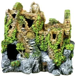 Blue Ribbon Exotic Environments Forgotten Ruins Crumbling Castle Caves Tank Accessory