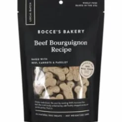 Bocce's Bakery Beef Bourguignon Dog Biscuits - 8 Oz
