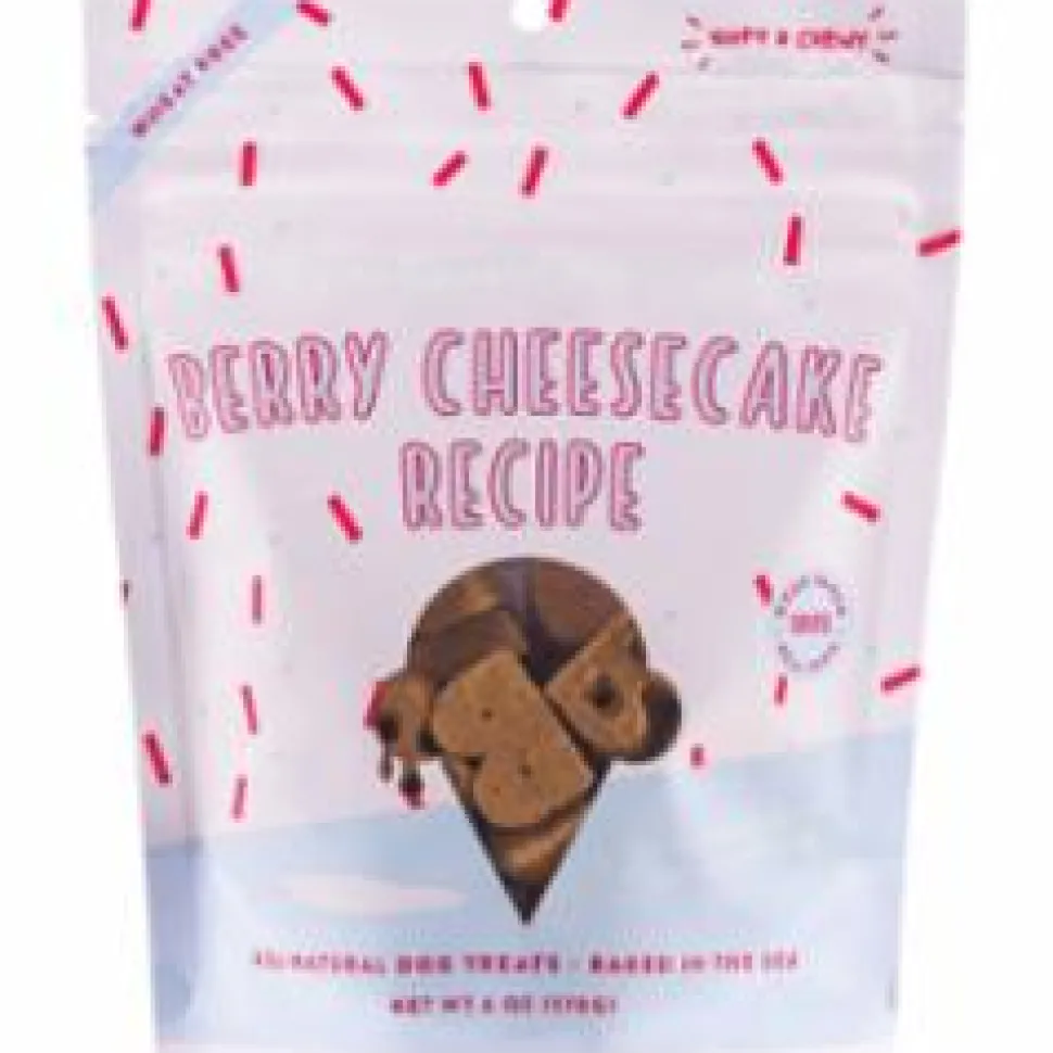 Bocce's Bakery Chew Berry Cheese Cake Soft and Chewy Dog Treats - 6 Oz