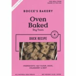 Bocce's Bakery Duck Dog Biscuits - 14 Oz