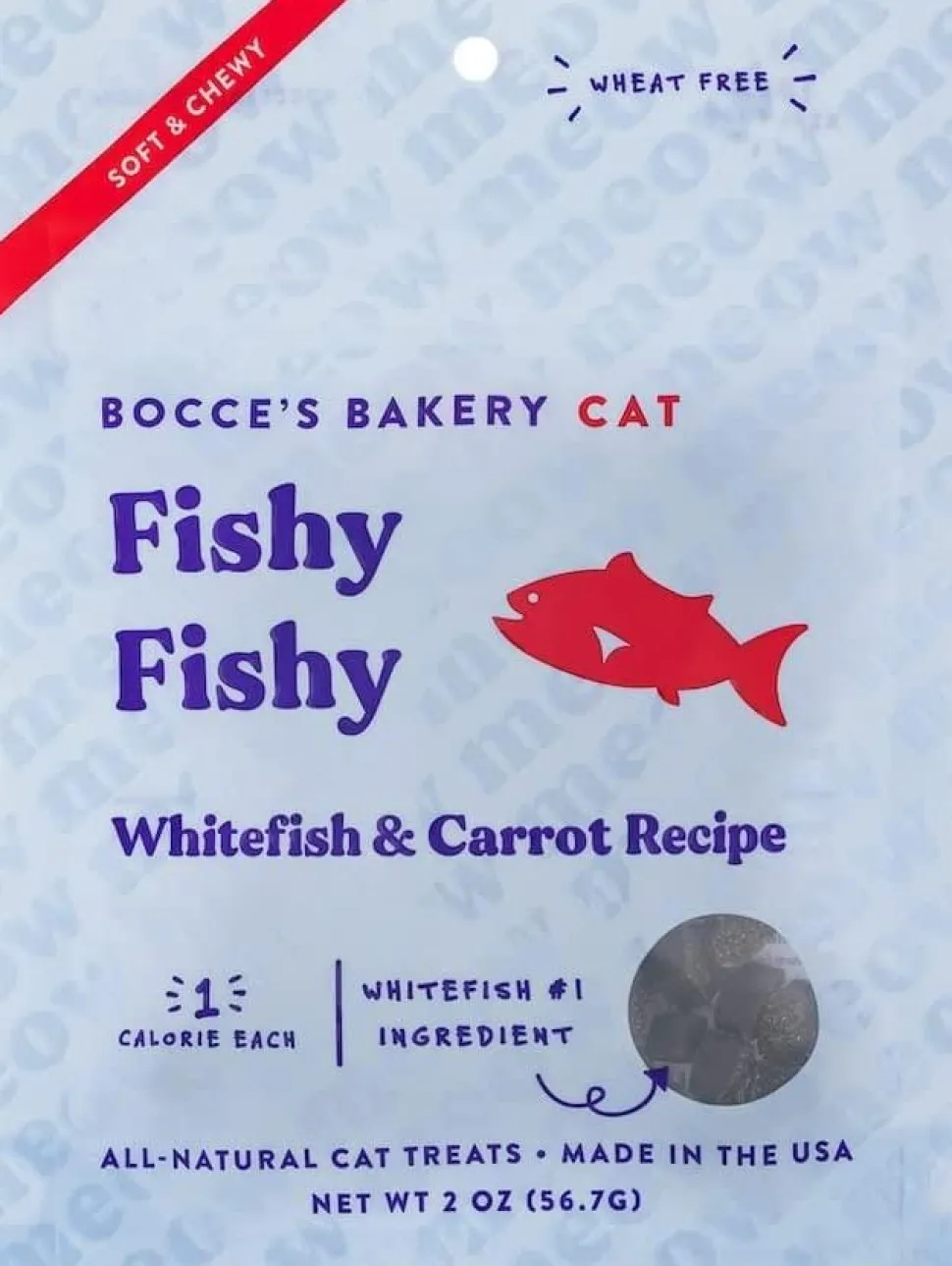 Bocce's Bakery FishY FishY Moist Cat Treats - 2 Oz