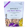 Bocce's Bakery Made in USA Small Batch Organic Wild 'Berry Biscotti Blueberry Peanut Butter and Honey Biscuit Dog Treats - 12 Oz