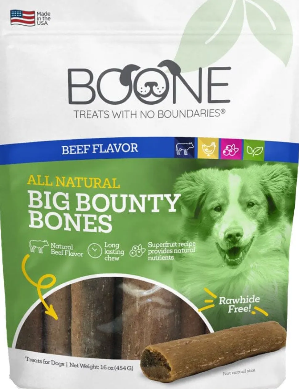 Boone Big Bounty Bones Mass Natural Dog Chews - Beef - 16 Oz