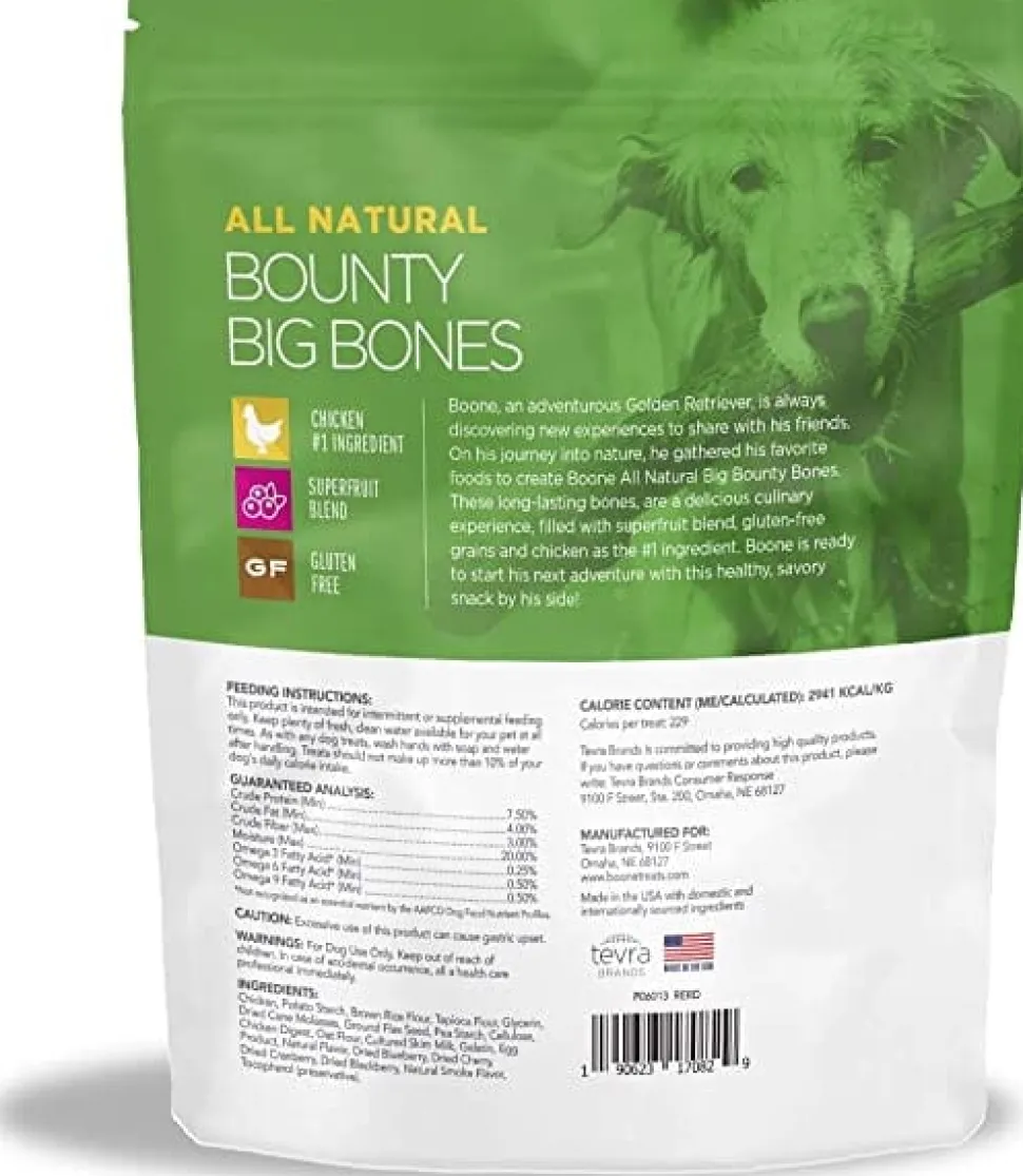 Boone Big Bounty Bones Mass Natural Dog Chews - Chicken - 16 Oz