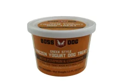 Boss Dog Pumpkin & Cinnamon Greek Style Frozen Yogurt - 3.5 fl oz (104ml) - Case of 12