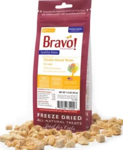 BRAVO! Healthy Bites Chicken Breast Freeze-Dried Dog Treats- 1.25 Oz