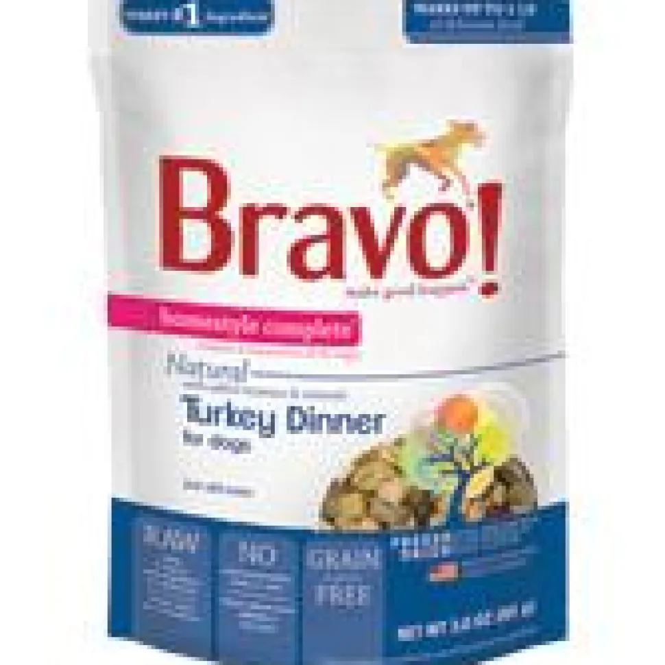 Bravo Pet Foods Freeze-Dried Dog Food Homestyle Complete Turkey - 3 Oz