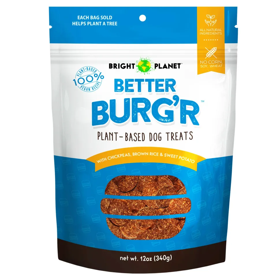 Bright Planet Pet Better Burg'r Dog Treat - 12 Oz