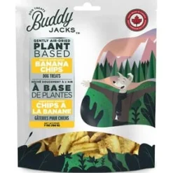 Buddy Jacks Banana Chips Soft and Chewy Dog Treats - 7 Oz