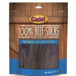 Cadet Butcher Treats Beef Strips Natural Dog Chews - 8 Oz