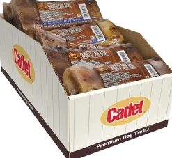 Cadet Gourmet Natural Shin Bone Natural Dog Chews - 6 - 7 In - 12 Pack