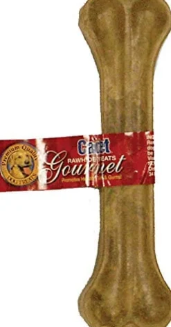 Cadet Gourmet Pressed Rawhide Bone Natural Dog Chews - 8 In