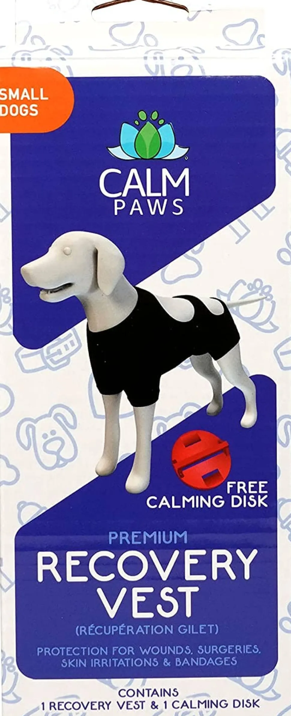 Calm Paws Calming Recovery Vest - Small