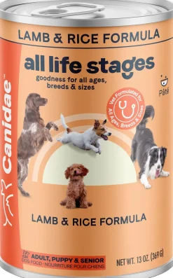 Canidae All Life Stages Canned Dog Food - Lamb and Rice - 13 Oz - Case of 12