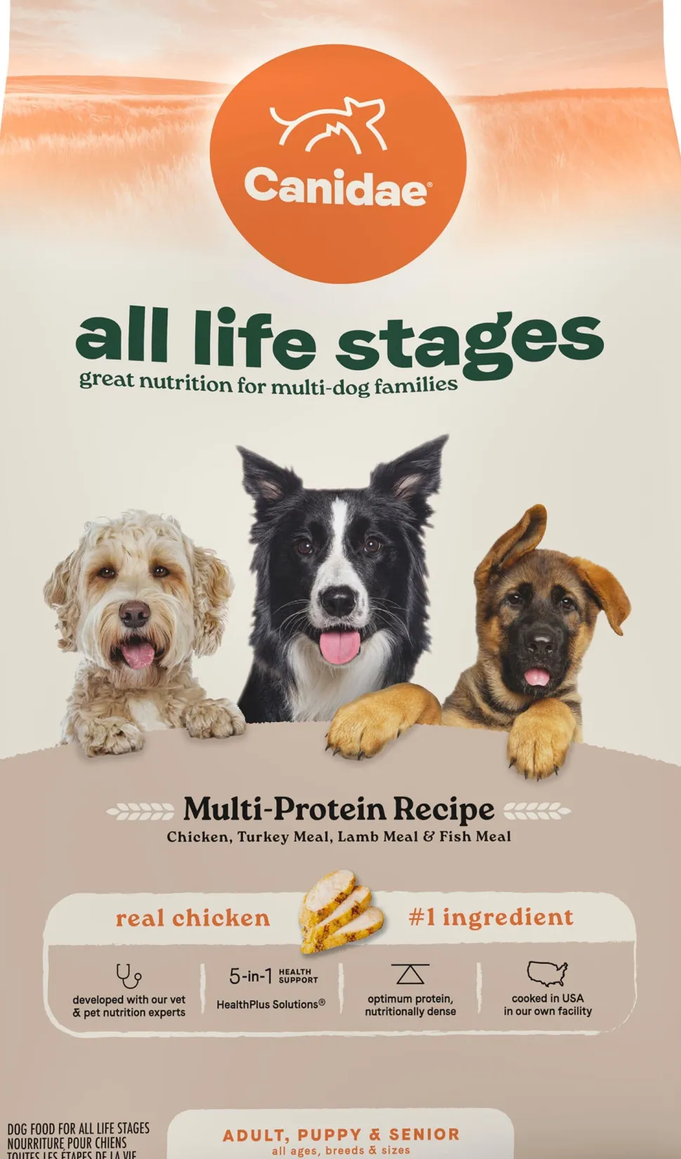 Canidae All Life Stages Multi-Protein Dry Dog Food - 40 Lbs