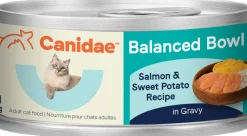 Canidae Balanced Bowl Cat Wet Food Canned Cat Food - Salmon/Sweet Potato - 3 Oz - Case of 24