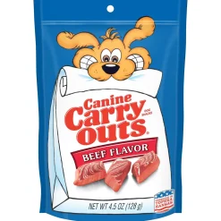Canine Carry Outs Beef Flavor Dog Treats - 4.5 Oz