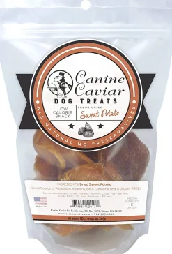 Canine Caviar Dried Sweet Potatoes Dehydrated Dog Treats - 12 oz