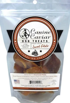 Canine Caviar Dried Sweet Potatoes Dehydrated Dog Treats - 6 oz
