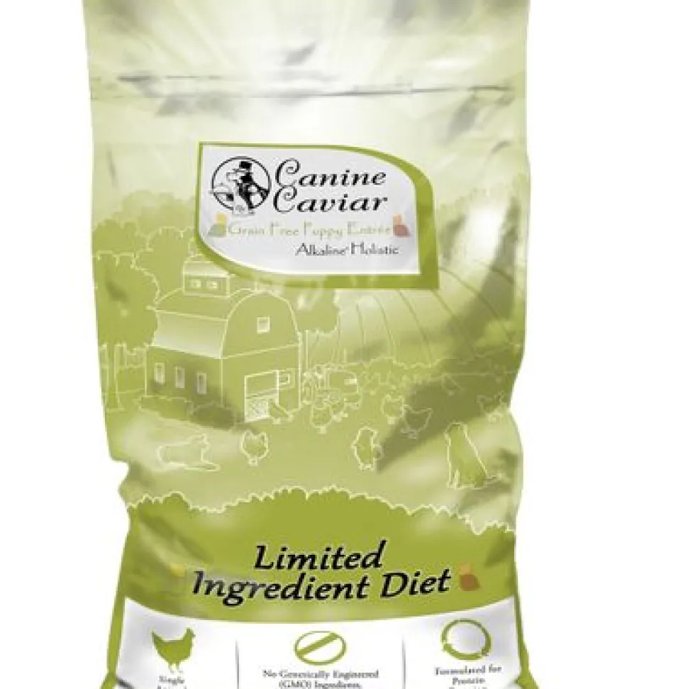 Canine Caviar Grain Free Puppy Chicken & Split Pea Dry Dog Food - 4.4 lb Bag