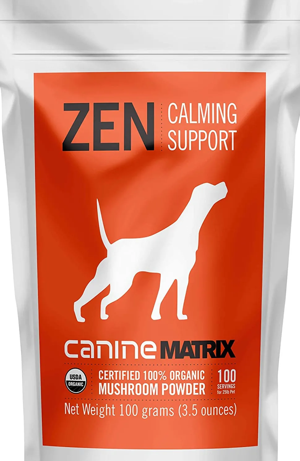 Canine Matrix 100gram (4oz) Zen Matrix Calming Mushroom Dog Supplements - 4 oz