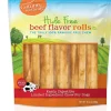 Canine Naturals Hide-Free Beef Rolls Natural Dog Chews - 4 Inch - 2 oz - 30 Count