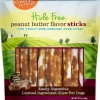 Canine Naturals Hide-Free Peanut Butter Chewy Dog Treats - 5 Inch - 3.5 oz - 10 Count
