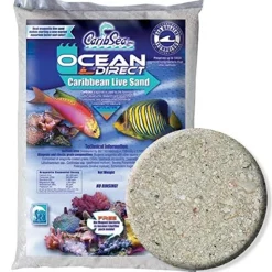 CaribSea Ocean Direct Live Oolite - 5 lb - Pack of 8