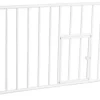 Carlson Pet Mini Metal Pet Gate with 9X10" Door and 6" Extension - White - L: 29-38" X W: 2" X H: 18"