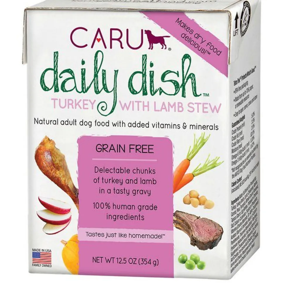 Caru Daily Dish Turkey with Lamb Stew Wet Dog Food - 12.5 oz - Case of 12
