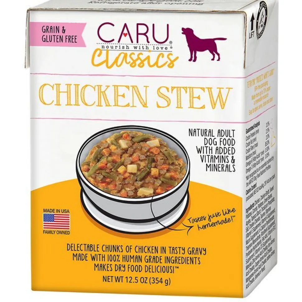 Caru Real Chicken Stew Canned Dog Food - 12.5 oz - Case of 12