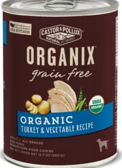 Castor and Pollux Grain-Free Turkey and Vegetables Canned Dog Food - 12.7 Oz - Case of 12