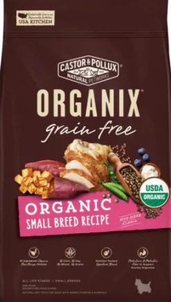 Castor and Pollux Organix Grain-Free Small-Breed Dry Dog Food - 10 Lbs