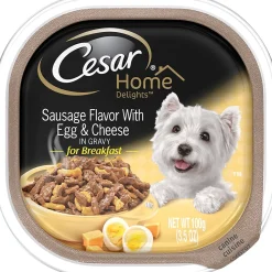 Cesar Canine Cuisine Home Delights Sausage Egg & Cheese Wet Dog Food - 3.5 oz - Case of 24
