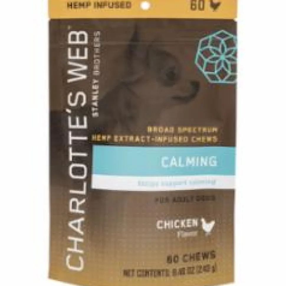 Charlotte's Webb Dog Hemp Calm Chew - 60 Count