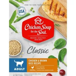 Chicken Soup For The Soul Adult Recipe with Chicken & Brown Rice Dry Cat Food