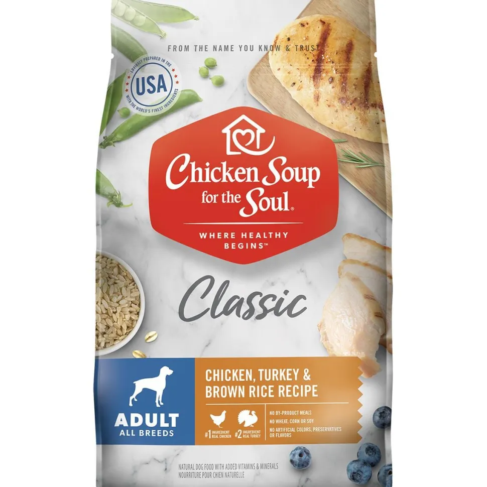 Chicken Soup For The Soul Chicken, Turkey & Brown Rice Adult Recipe Dry Dog Food