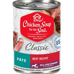 Chicken Soup for the Soul Classic Beef Pate Canned Dog Food - 13 Oz - Case of 12