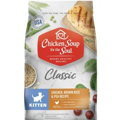 Chicken Soup for the Soul Chicken and Brown Rice Kitten Dry Cat Food - 13.5 Lbs