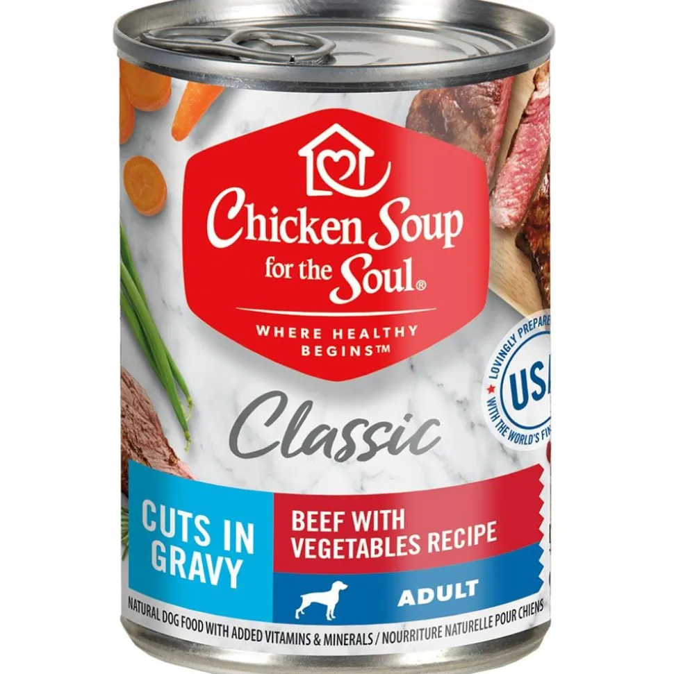 Chicken Soup for the Soul Classic Beef and Vegetables Canned Dog Food - 13 Oz - Case of 12