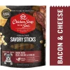 Chicken Soup for the Soul Savory Sticks Bacon and Cheese Soft and Chewy Dog Treats - 5 Oz - 8 Pack