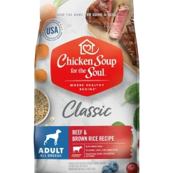 Chicken Soup for the Soul Beef and Brown Rice Dry Dog Food - 4.5 Lbs