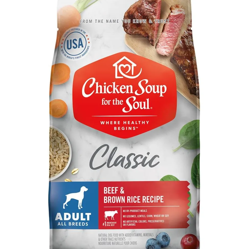 Chicken Soup for the Soul Beef and Brown Rice Dry Dog Food - 4.5 Lbs