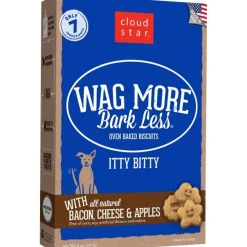 Cloud Star Bacon Cheese & Apple Baked Crunchy Biscuit Dog Treats - 16 oz Bag