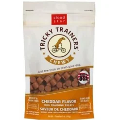 Cloud Star Cheddar Chewy Tricky Trainers Soft and Chewy Dog Treats - 5 oz