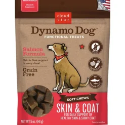 Cloud Star Grain-Free Skin & Coat Soft and Chewy Dog Treats - Salmon