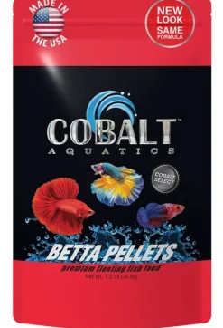 Cobalt Aquatics Betta Pellets Fish Food - 1.2 Oz