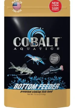 Cobalt Aquatics Bottom Feeder Pellets Salt and Freshwater Fish Food - 7.5 Oz