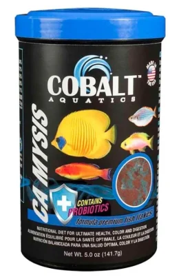 Cobalt Aquatics Mysis Flake Formula Fresh and Saltwater Fish Food - 5 Oz