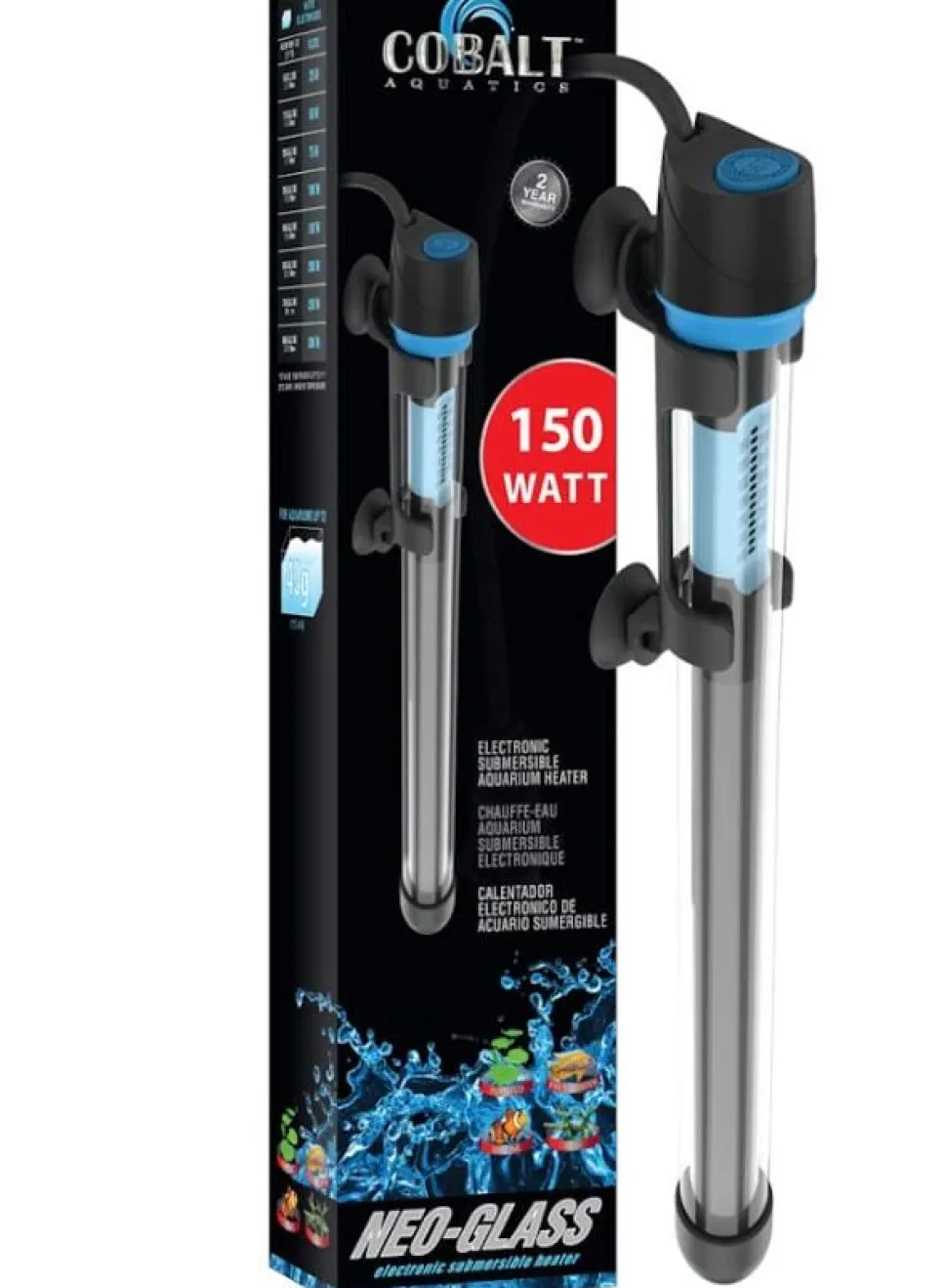 Cobalt Aquatics Neo-Glass Aquarium Heater - 150WT
